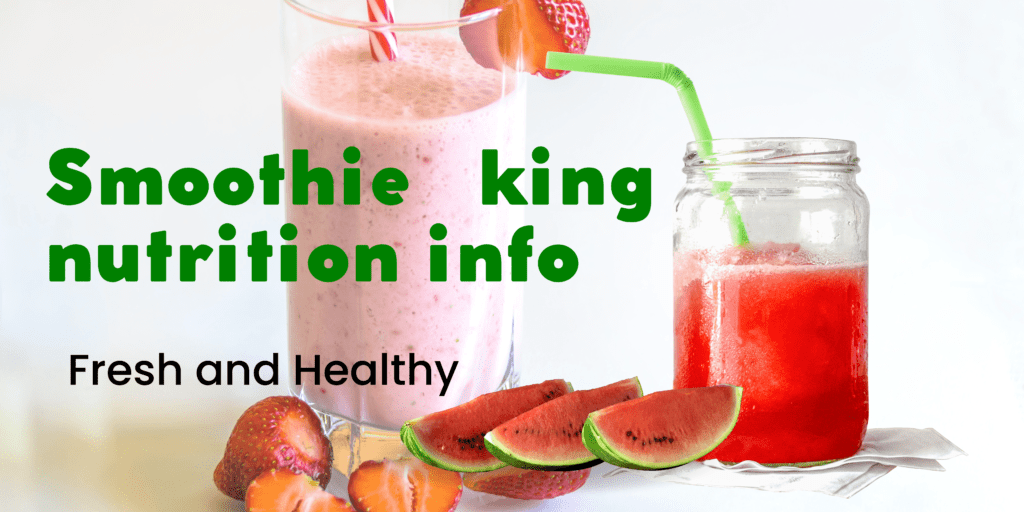 Healthy Smoothie At Smoothie King | Smoothie King Low Calorie High Protein